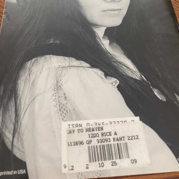 Anne Rice Signed CRY TO HEAVEN Paperback - Picture 5 of 7